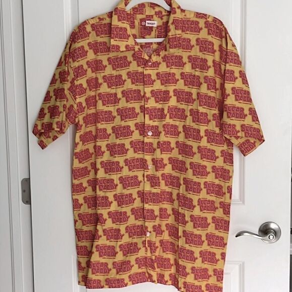 Sugar Daddy Candy Target Collaboration Button Down Cotton Shirt VTG - Picture 1 of 7
